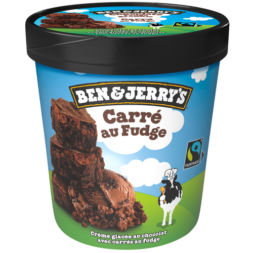 Ben & Jerry's Ice Cream Chocolate Fudge Brownie Fairtrade Ingredients 473 ml