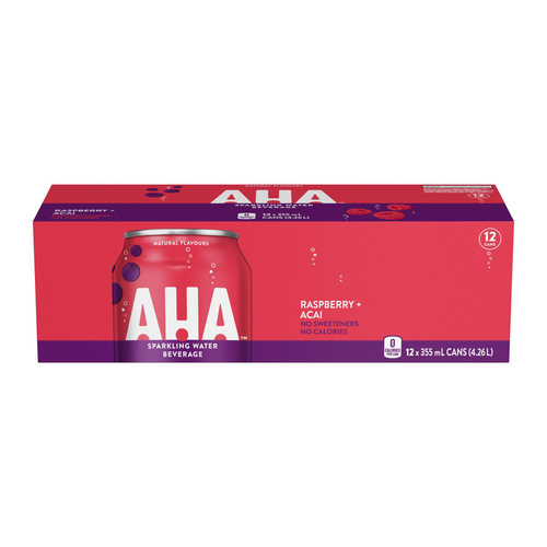 AHA Raspberry & Acai Sparkling Water