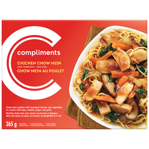 Compliments Frozen Entree Chicken Chow Mein