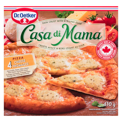 Buy Dr. Oetker Casa di Mama Frozen 4 Cheese Pizza 410 g | Foodland