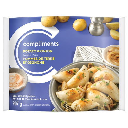 Compliments Frozen Perogies Potato & Cheddar