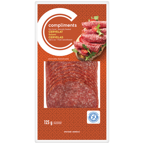 Compliments Gluten-Free Dry-Cured Salami Cervelat