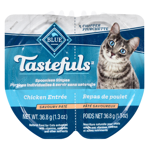 Blue Buffalo Tastefuls Natural Food For Cats Chicken Entrée Savoury Paté
