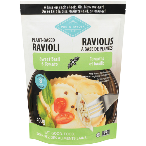 Buy Pasta Tavola Plant Based Frozen Ravioli Sweet basil And Tomato