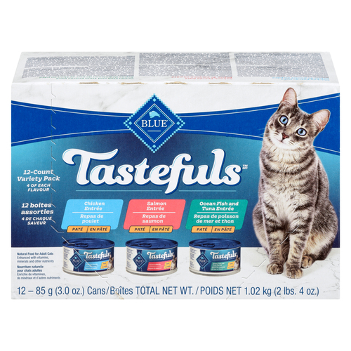 Blue Buffalo Tastefuls Wet Cat Food Pate Variety Pack