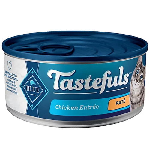 Blue Buffalo Tastefuls Natural Adult Cat Wet Food Entrée Paté Chicken