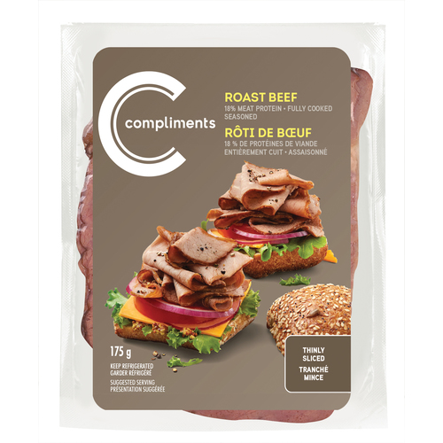 Compliments Extra Lean Roast Turkey Breast Thinly Sliced Meat