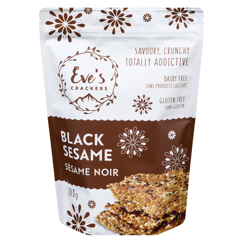 Buy Eve's Crackers Black Sesame 108 g | Sobeys Inc.