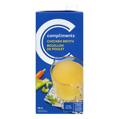 Compliments Broth Chicken Less Salt
