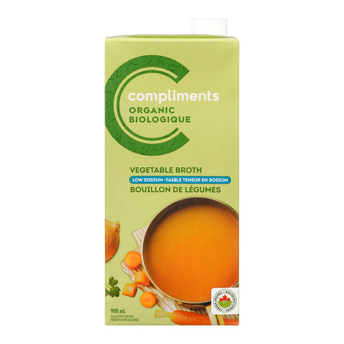 Compliments Organic Low Sodium Vegetable Broth