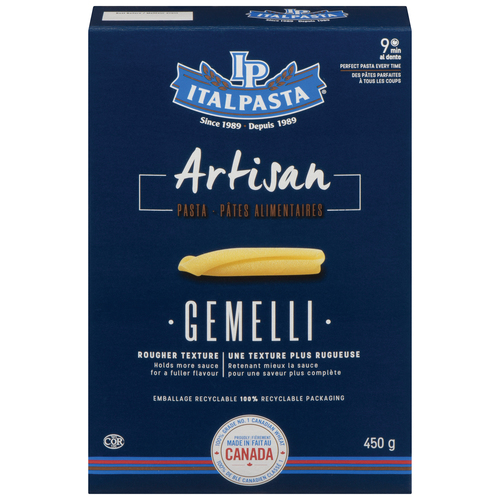 Italpasta Artisan Pasta Gemelli