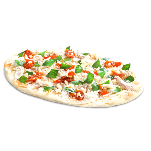 No Brand Flatbread Chicken Spinach Hot