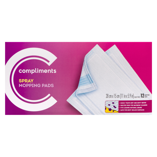 Compliments Spray Mopping Pad Refills