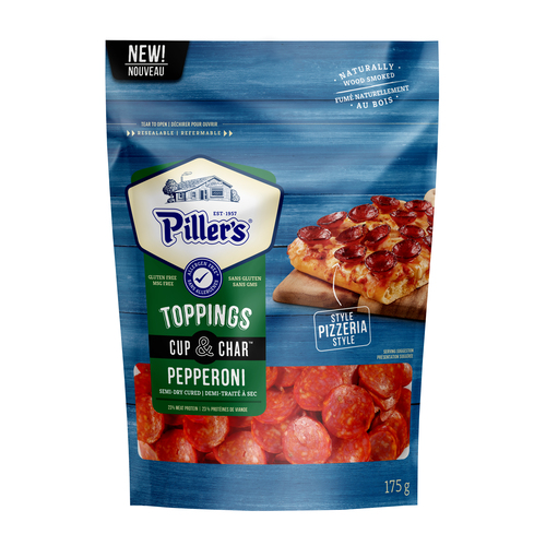 Pillers Toppings Cup & Char Pepperoni