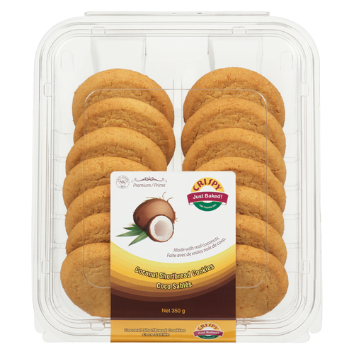 Crispy Shortbread Cookies Coconut