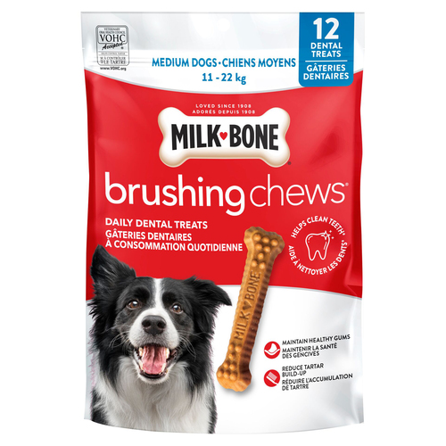 Milk-Bone Dog Treats Brushing Chews Medium Breed