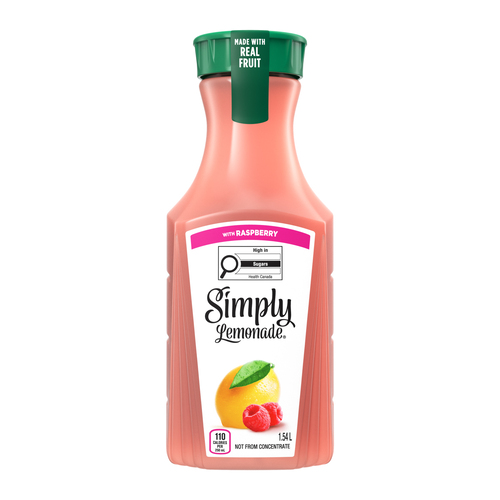 Buy Simply Juice Lemonade with Raspberry 1.54 L (bottle) | FreshCo