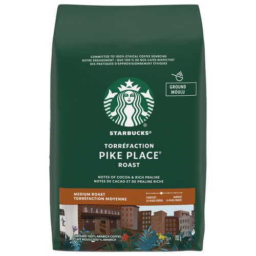 Starbucks Pike Place Roast 793g 3袋 Buy Starbucks Ground Coffee Pike Place Roast 793 g | Sobeys Inc.