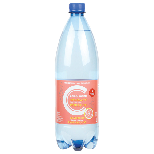 Compliments Sparkling Water Grapefruit