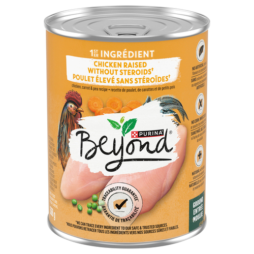 Beyond Ground Entre Wet Dog Food Chicken Carrot & Pea Recipe