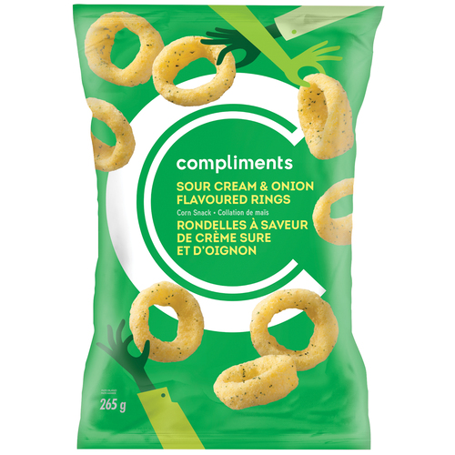 Compliments Snack Rings Sour Cream & Onion