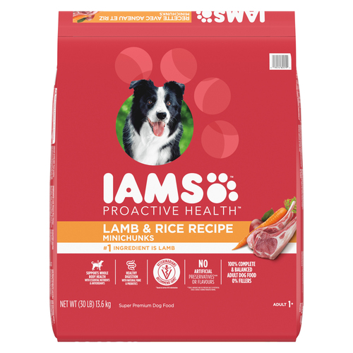 Iams Proactive Health Minichunks Beef & Rice Recipe Dry Dog Food