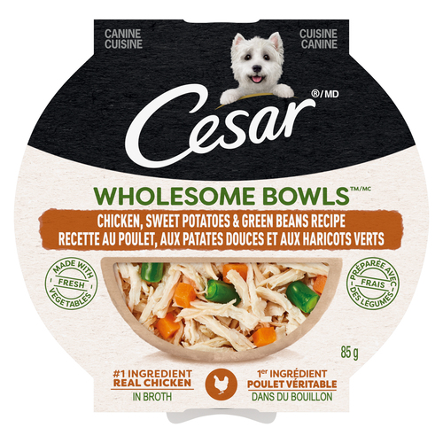 Cesar Wholesome Bowls Adult Wet Dog Food