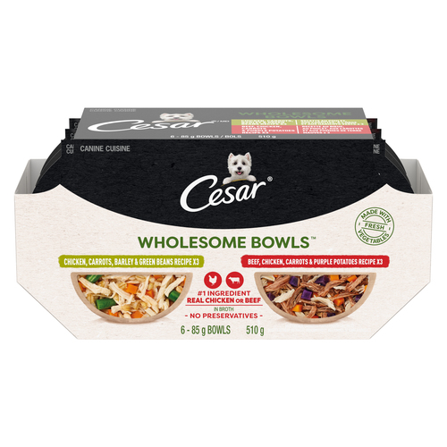 Cesar Wet Dog Food Adult Wholesome Bowls Chicken