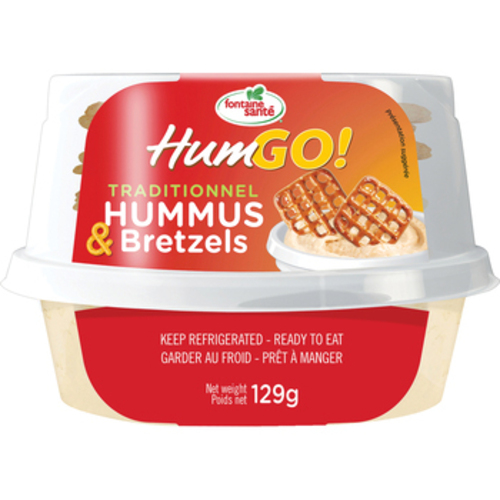 Fontaine Santé Mini Hum Go Hummus & Pretzel Traditional