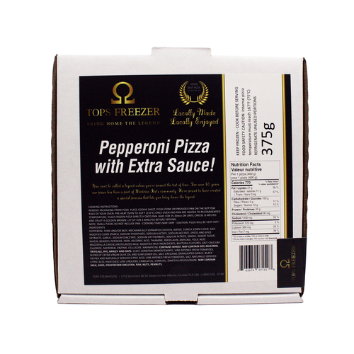 Tops Freezer Frozen Pizza Pepperoni Extra Sauce