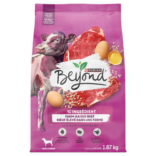 Beyond Dry Dog Food Simply Farm-Raised Beef & Barley
