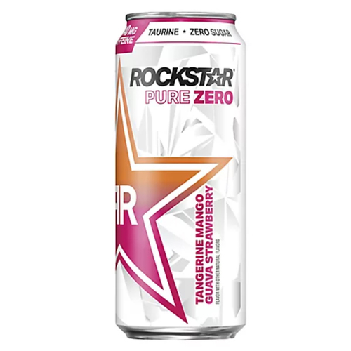 Rockstar Pure Zero Energy Drink Strawberry Mango 473 ml (can)