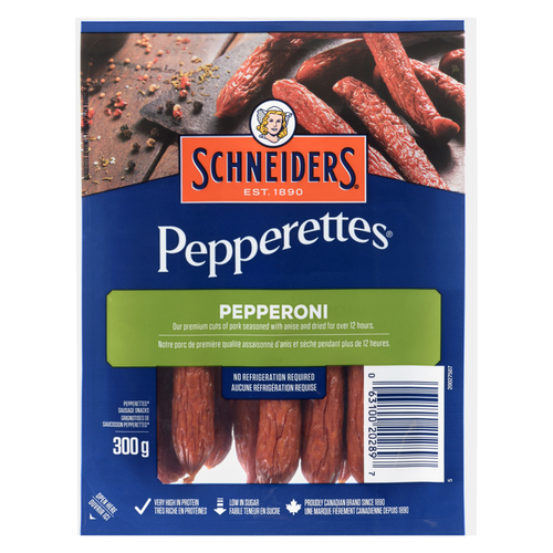 Schneiders Pepperettes Sausage Sticks Honey Garlic