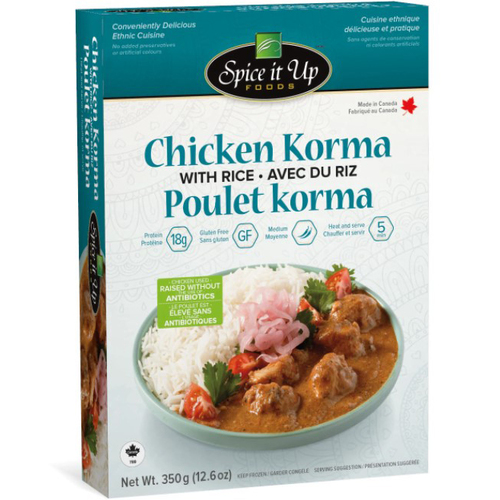 Spice It Up Foods With Rice Chicken Korma