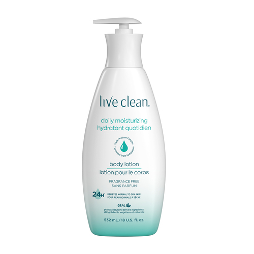 Buy Live Clean Daily Moisturizing Body Lotion Fragrance Free 532 ml ...