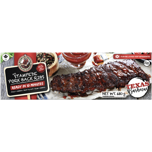 Butcher Selection Stampede Pork Back Ribs Texas Barbeque