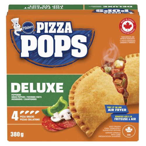 Buy Pillsbury Pizza Pops Frozen Pizza Snack Deluxe 380 g | Foodland