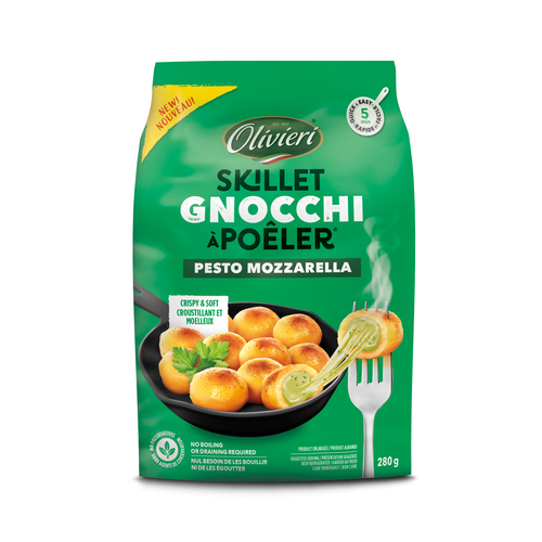 Olivieri Pesto Mozzarella Skillet Gnocchi