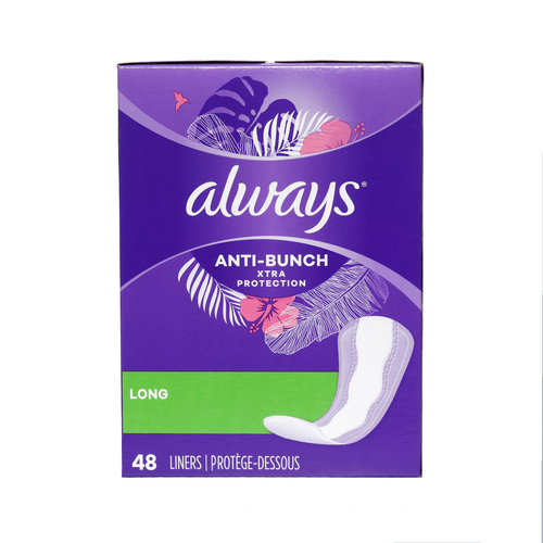 Always Anti-Bunch Xtra Protection Liners Long