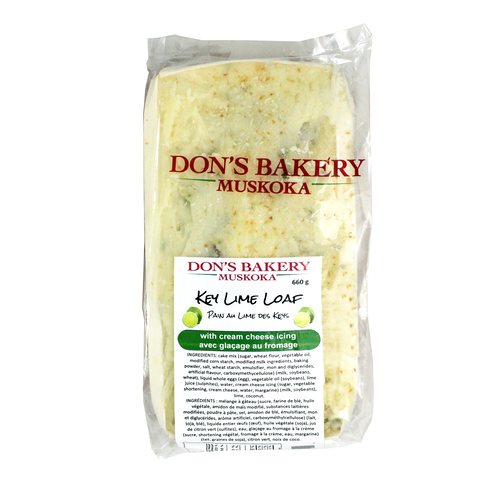 Buy Don's Bakery Cake Loaf Key Lime With Cream Cheese Icing 660 g ...