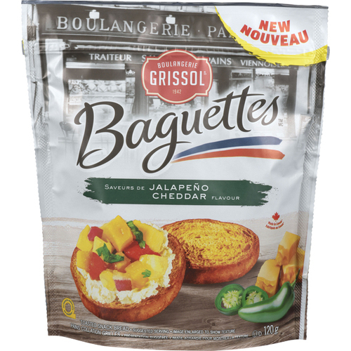 Grissol Baguettes Jalapeno Cheddar
