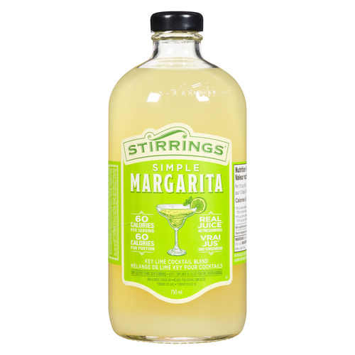 Buy Stirrings Cocktail Mix Simple Margarita 750 ml (bottle) | IGA