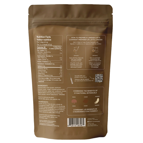 Buy Landish Latte Mix Reishi Chaga Chai 135 g | IGA