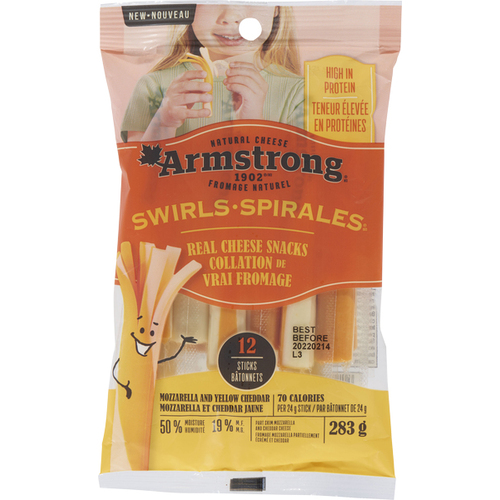 Armstrong Swirl Cheese Mozzarella & Yellow Cheddar