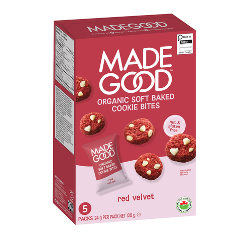 Buy MadeGood Mini Cookies Soft Baked Red Velvet 5 Pack | Safeway