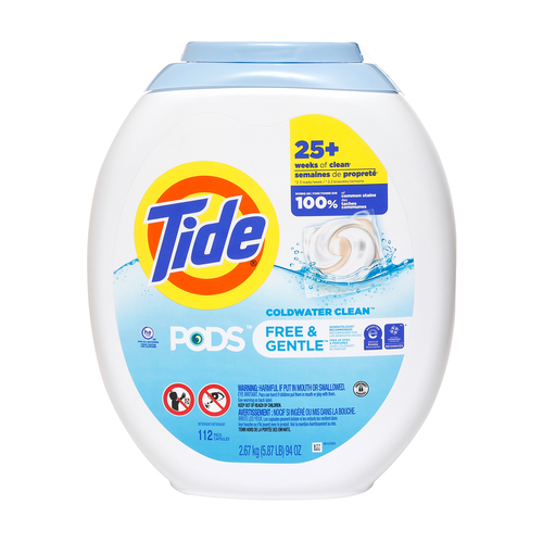 Tide Laundry Detergent Pods, Free and Gentle