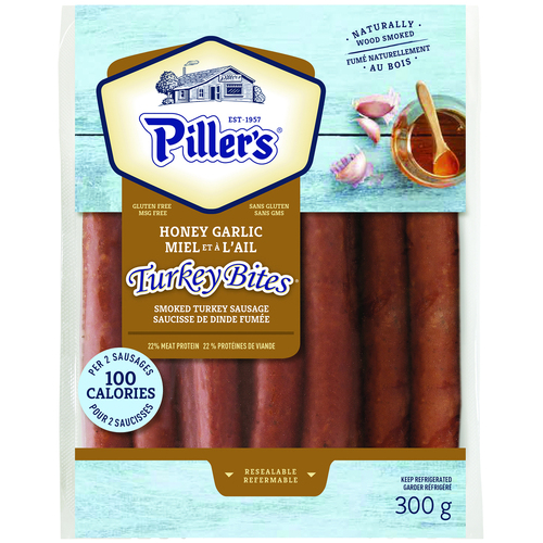 Piller's Turkey Bites Honey Garlic