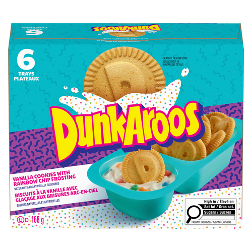 DunkAroos Vanilla Cookies Rainbow Chip Frosting