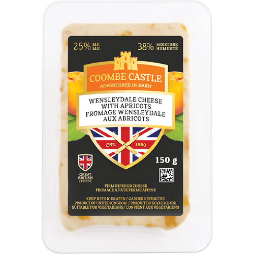 Buy Coombe Castle WensleyDale Cheese with Apricots 150 g | Safeway