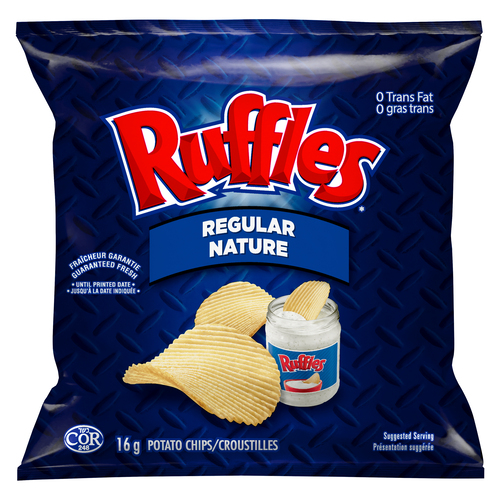 Buy Ruffles Potato Chips Regular 40 Count 640 g | FreshCo